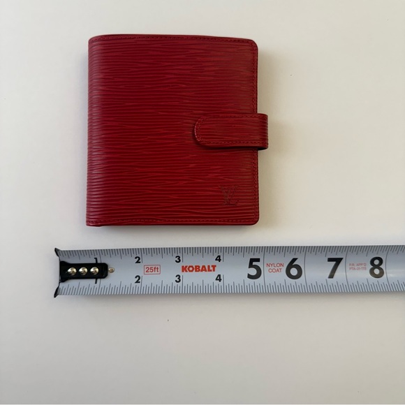 Authentic Louis Vuitton Epi Marco Red Wallet MI1908 (France, 1998) - Picture 5 of 7